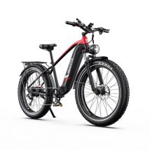 Vélo électrique DUOTTS F26 Lite 500 W avec batterie 48 V 18 Ah, pneus larges 26 pouces, autonomie de 80 à 90 km, freins à disque hydrauliques et 
