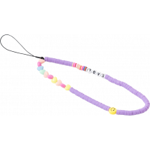 BigBen Connected Correa de muñeca extraíble para smartphone universal con motivo Love Violeta - Nuevo