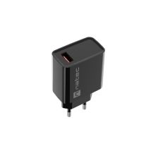CARGADOR NATEC RIBERA 18W 1XUSB-A QC3.0 NEGRO - Nuevo