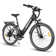 Bicicleta eléctrica SAMEBIKE RS-A01 Pro-T de 26 , batería de 36 V y 15 Ah, motor de 500 W, ideal para desplazamientos diarios y conducción urbana - 