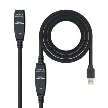 Nanocable 10.01.0312 câble USB USB 3.2 Gen 1 (3.1 Gen 1) 10 m USB A Noir