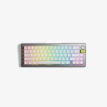 Glorious Gaming GMMK 3 PRO HE 65% Prebuilt Wireless clavier RF sans fil QWERTY Anglais américain Argent