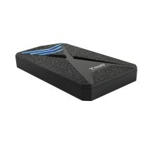 TooQ TQE-2550BL Boîtier de disques de stockage Boîtier disque dur/SSD Noir 2.5