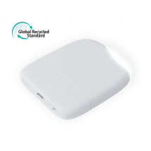 Batería externa XOOPAR de 5000 mAh - Luz táctil integrada - Blanco - Nuevo