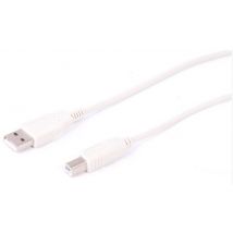 Uniformatic 1.8m USB 2.0 A-B câble USB 1,8 m USB A USB B Blanc