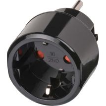 Adaptateur de Voyage Prise Europe vers États-Unis 15A Noir