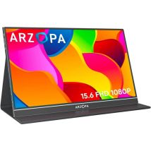 Ecran PC Arzopa 15,6 Full HD IPS avec Haut-parleurs Intégrés