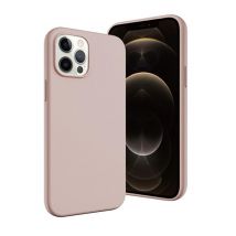 Coque arrière souple en silicone Riff Slim & Soft pour Apple iPhone 15 Pro Rose poudré