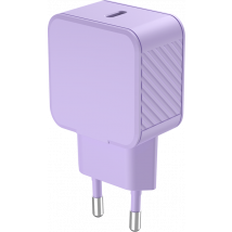 BigBen Connected Cargador de red USB-C 20W Power Delivery FastCharge Violeta - Nuevo