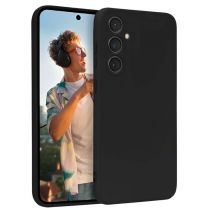 Crong Funda para Samsung Galaxy S23 FE de silicona suave a prueba de golpes Negro - Nuevo