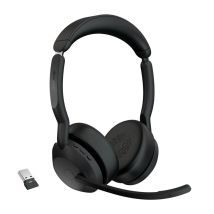 Jabra 25599-989-999 Fascia per cuffie wireless Supporto di ricarica Bluetooth per scrivania/centro chiamate Nero - Nuovo