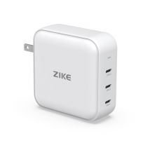 ZIKE Z1214 Adattatore di Rete GaN 140W PD3.1 USB-C - Ricarica Rapida per MacBook Pro ed Ecosistema Apple, 3 Porte di Ricarica Simultanea - Nuovo
