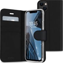 Accezz Étui de télephone Wallet pour Apple iPhone 13 - Noir