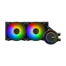 MSI MAG CORELIQUID E240 système de refroidissement d'ordinateur Carte-mère, Processeur Kit de refroidissement du liquide 12 cm Noir