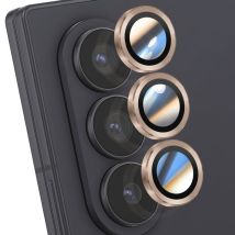 Enkay Protección de lente de cámara para Galaxy Z Fold 7 triple lente Dorado - Nuevo