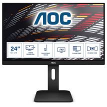 AOC P1 X24P1 PC pantalla plana 61 cm (24 ) 1920 x 1200 píxeles WUXGA LED Negro - Nuevo