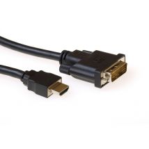 Ewent EW9860 adaptador de cable de vídeo 2 m HDMI DVI-D Negro - Nuevo