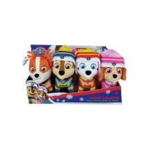 Cofre de 4 peluches JEMINI PAT'PATROL Chase Marcus Ruben Stella +/-12 cm Multicolor - Nuevo