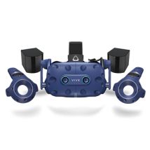 HTC VIVE Pro Eye Casco di visualizzazione dedicato Nero, Blu- ricondizionato - Buono stato