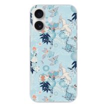 Coque en silicone - Compatible pour Apple iPhone 17 - design kimono