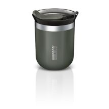 WACACO Octaroma Classico Mug Isotherme 180 ml – Acier inoxydable, double paroi sous vide, étanche, idéal espresso & voyage -Gris