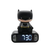 BATMAN - Despertador digital con luz nocturna 3D y efectos sonoros - LEXIBOOK - Nuevo