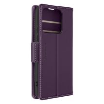 CaseMe Funda con cierre para Xiaomi 14 Solapa para tarjetero y Soporte Morado - Nuevo