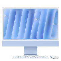 Apple iMac Apple M M4 59,7 cm (23.5 ) 4480 x 2520 pixels PC All-in-One 16 Go 256 Go SSD macOS Sequoia Wi-Fi 6E (802.11ax) Bleu