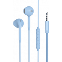 FORCE PLAY Auriculares con conector de 3,5 mm y diseño reforzado Azul - Nuevo