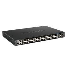 D-Link DGS-1520-52MP Gestito L3 Gigabit Ethernet (10/100/1000) Connessione Ethernet, supporta l'alimentazione tramite questa porta (PoE) 1U Nero - 