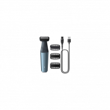 Tondeuse Corps Philips BG3027/05 Bleue et Grise pour Homme avec 3 Sabots Amovibles