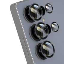Forcell Protección Cámara Galaxy S25 Ultra en Vidrio Templado Antirreflectante Marco de Aluminio Gris - Nuevo