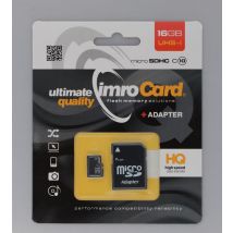 IMRO 10/16G UHS-I ADP mémoire flash 16 Go MicroSDHC Classe 10