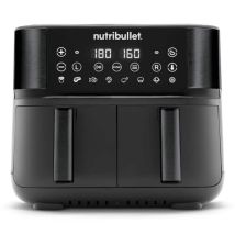 NutriBullet Air Fryer Double Bac Doble 8 L Independiente 2850 W Freidora de aire caliente Negro - Nuevo