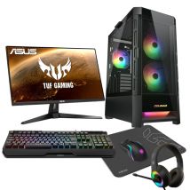 Epical-Q Pack XPlus65 AMD Ryzen 7 5800X, 32GB, 1TB SSD, RTX 4060Ti + Monitor 24 + Combo Gaming - Nuevo