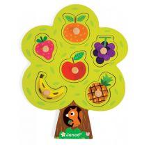 Puzzle Arbre Gourmand Janod - Jouet Éducatif et Créatif pour Enfants