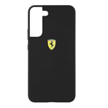 Carcasa Samsung Galaxy S22 Plus Silicona Mate Interior Softouch Ferrari Negra - Nuevo