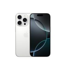 iPhone 16 Pro (5G) 128 Go, Titane Blanc, Débloqué