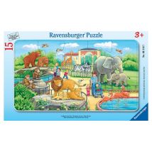 Puzzle de 15 piezas - Aventura en el zoo para niños - Nuevo
