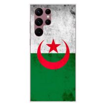 Coque en silicone - Compatible Samsung Galaxy S22 Ultra - design drapeau algerie