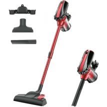 Aspirateur Balai Filaire 3 en 1 500W rouge noir Vendos85