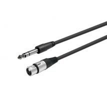 Vivolink PROAUDXLRFJACKS10 câble audio 10 m XLR 6,35 mm Noir