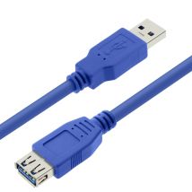 Cavo di prolunga USB 3.0 maschio - USB 3.0 femmina 3 m LinQ Blu - Nuovo
