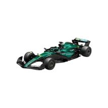Voiture miniature en métal MONDO MOTORS Aston Martin F1 1:24 avec éléments aérodynamiques Gris argent