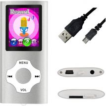 Lecteur MP4 avec micro SD de 32 go argent