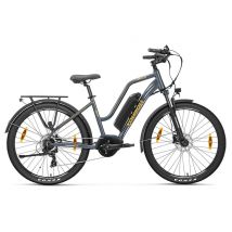Touroll MA2 Bicicleta Eléctrica Motor Central, Enchufe UE, Gris Oscuro - Nuevo