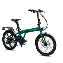 Bicicleta eléctrica plegable Hygge Virum 2025 | Ligera, verde de carreras - Nuevo