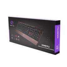 Teclado Gamer mecánico (Outemu Blue Switch) Delux Game Titan KM07U RGB (Negro/Rojo) - Nuevo