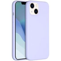 Accezz Coque Liquid Silicone avec MagSafe pour Apple iPhone 14 / 13 - Violet