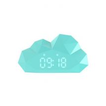 Réveil Digital Lumineux Mini Cloudy - Horloge Table de Nuit & Bureau - avec Fonction Snooze - Pour Adultes et Enfants - Design Moderne et Original - 